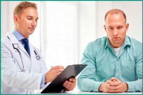 Il paziente al ricevimento del medico