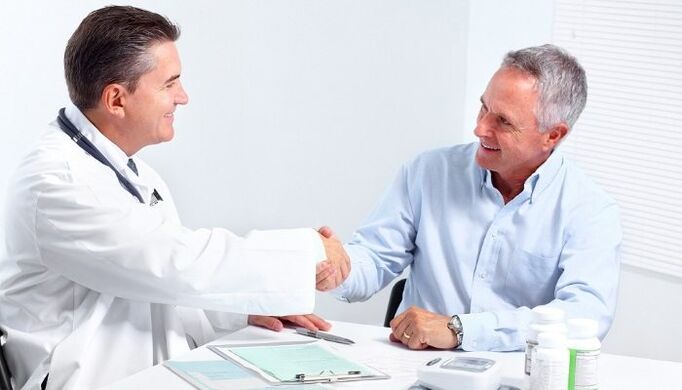 appuntamento dal medico per la prostatite